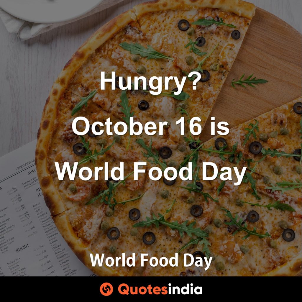 World Food Day | Wishes | Quotes | Wallpaper - Quotes India